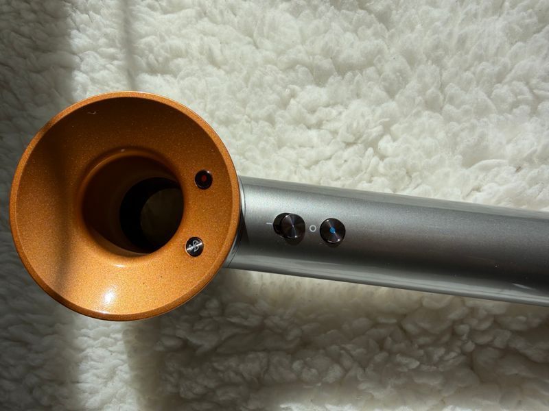 Фен Super hair dryer silver/gold одна насадка 1,8 м кабель 0705 фото