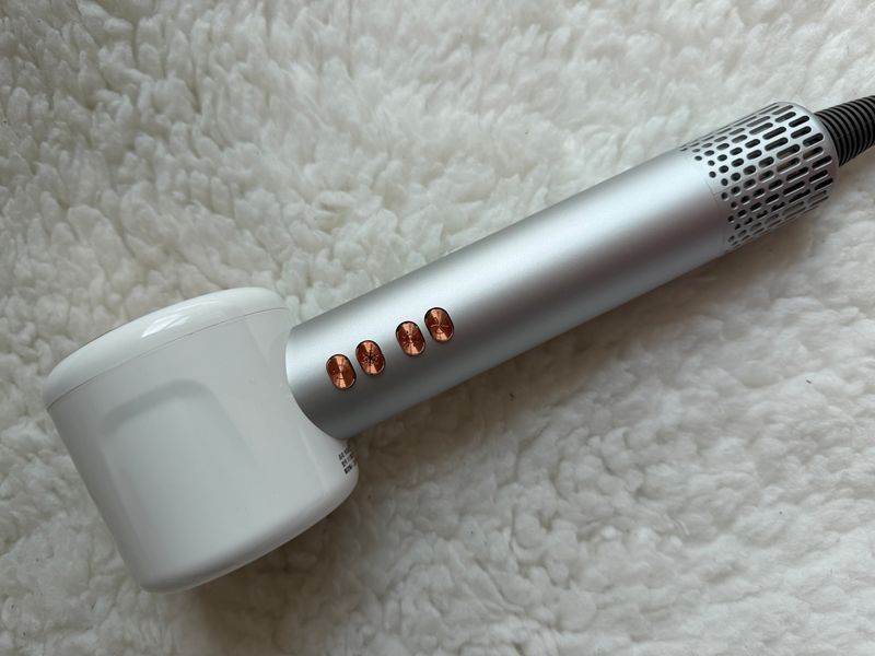 Фен Super Hair Dryer X13 потужний фен 25м/с Білий з срібним 0404 фото