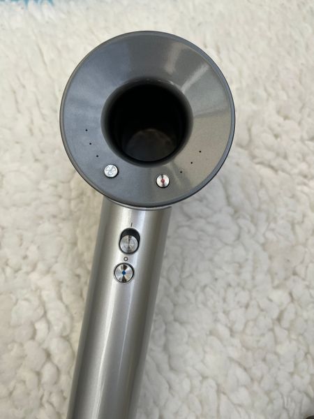 Фен Super hair dryer silver/white одна насадка 0322 фото