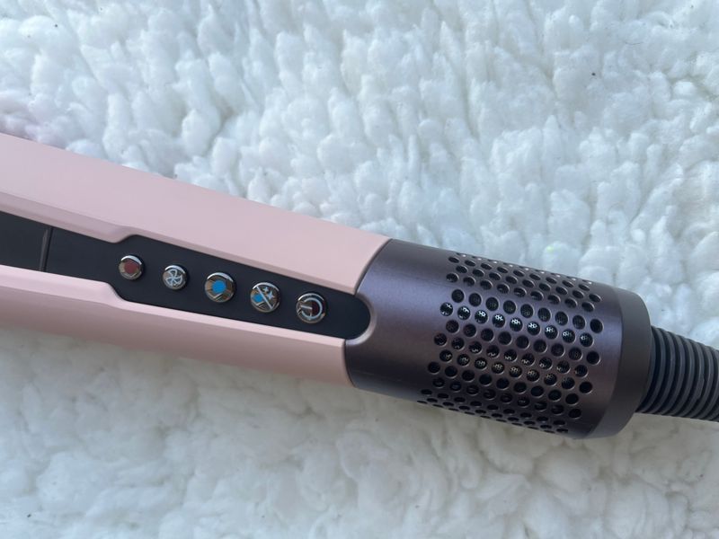 2 в 1 фен + вирівнювач Ceramic Pink/Rose Gold 0183 фото