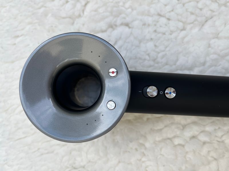 Фен Super hair dryer black/grey одна насадка 0325 фото
