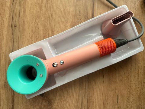 Фен Для волосся super hair dryer Макарун з однію насадкою 0155 фото