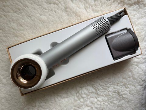 Фен Super Hair Dryer X13, 1.8 м, потужний фен 25м/с Білий з срібним 0024 фото