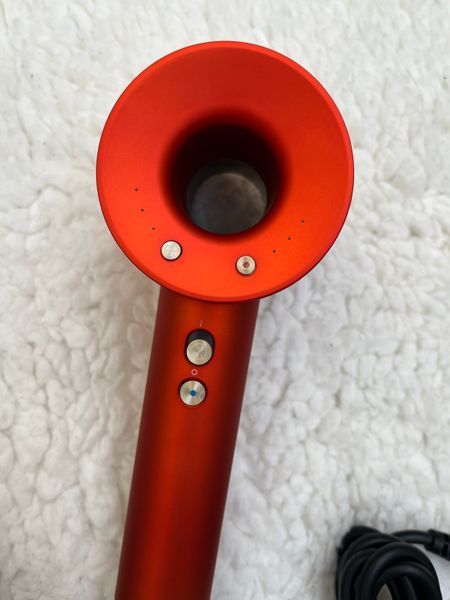 Фен Super hair dryer Topaz/orange одна насадка 0329 фото