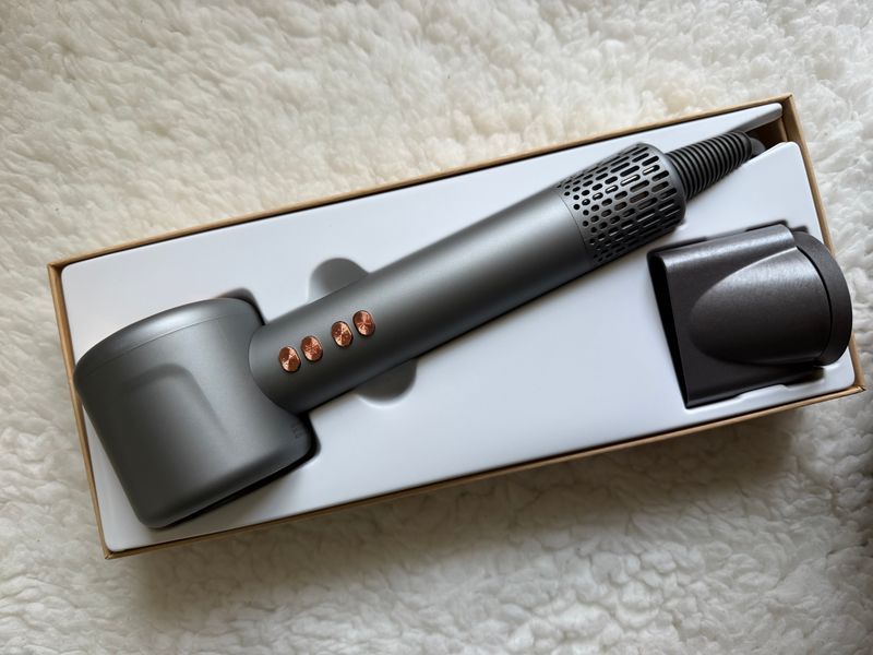 Фен Super Hair Dryer X13, 1.8 м, потужний фен 25м/с Графітовий 0026 фото