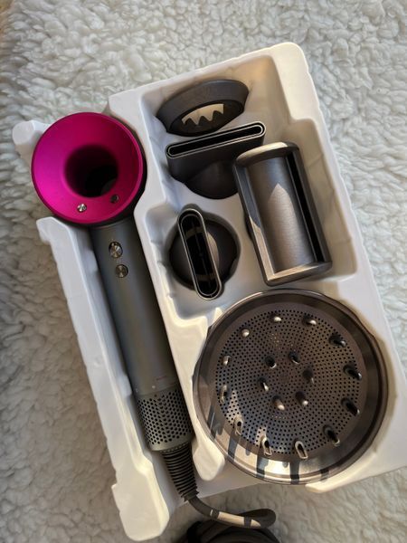Фен для волосся Super hair dryer Фуксія premium 0262 фото