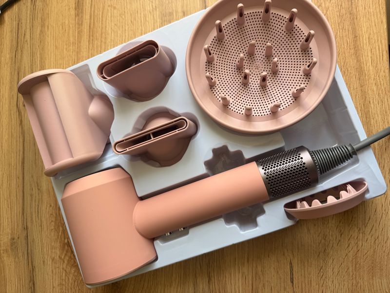 Фен для волосся Syper hair dryer HD08 Supersonic Pink Gold 0031 фото