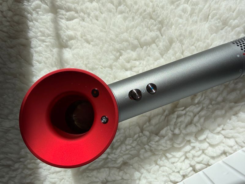 Фен Super hair dryer gtafite/red одна насадка 1.8м кабель 20м/с 0701 фото